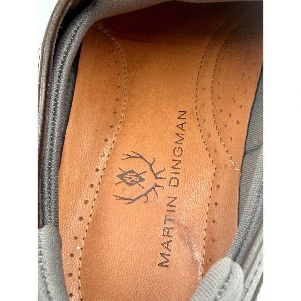 Martin Dingman Countryaire Cap Toe Oxfords US 13 Black Oak Pebble Grain Leather